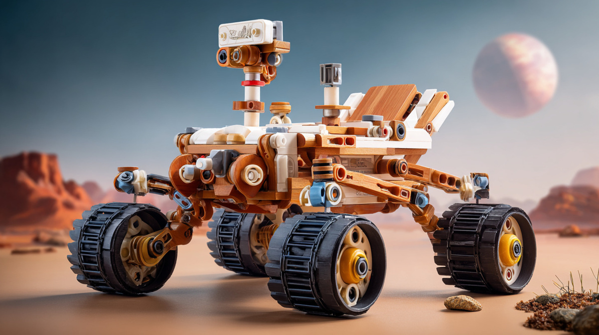 Smartivity Rover: Деревянный конструктор для юных инженеров. Собери и ...