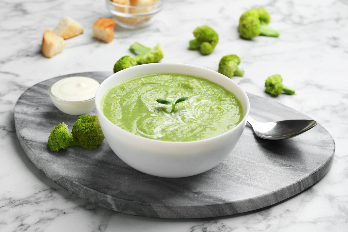 Овощной крем-суп из брокколи – пошаговый рецепт приготовления с фото