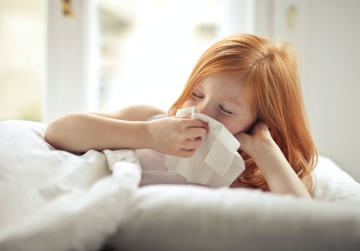 Симптомы простуды у детей