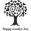 Happy wooden box