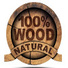 100% WOOD NATURAL