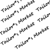 Tailor's market