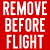 Брелоки женские REMOVE BEFORE FLIGHT